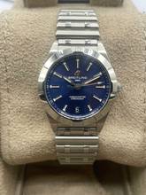  Breitling Chronomat 32 BLUE DIAL VERY NICE CONDITION WITH BOX&PAPERS 2022 