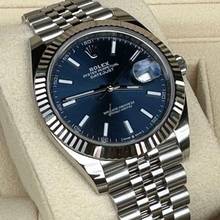 Thumbnail von Rolex Datejust 41 126334 Eu 2024 ungetragen unworn blau blue </h1>