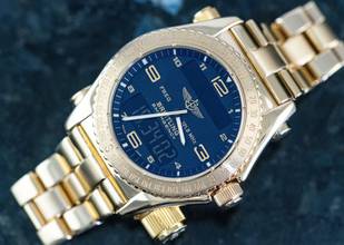 Thumbnail von Breitling Emergency K56121.1 | Yellowgold | Collectors Full Set