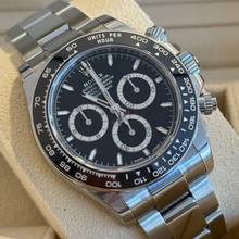 Thumbnail von Rolex Daytona 126500LN 2024 original verklebt schwarz black unworn ungetragen stickers </h1>