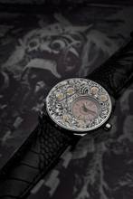 Thumbnail von RBaptiste Audace 40mm handcrafting with Gold Inlay verschiedene Motive jedes ein Unikat
