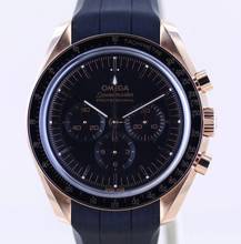 Thumbnail von Omega Speedmaster Professional Moonwatch Chronograph 18K Sedna Gold 42 B+P Cal 3861 black Dial </h1>