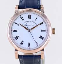 Thumbnail von A. Lange & Söhne Richard Lange Roségold silver roman dial Luxus 40,5mm Hand-Wind B+P rar </h1>