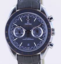 Thumbnail von Omega Speedmaster Racing Chronograph Stahl 18K Sedna Gold 44,25 B+P Cal 9900 grey Dial </h1>
