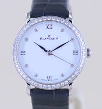 Thumbnail von Blancpain Villeret Ultraflach Ultraplate Lady 29mm white dial 18K White Gold Diamonds Automatic </h1>
