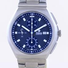 Thumbnail von Tutima M2 Coastline Chronograph Titan blue Dial Date Sport Automatik B+P </h1>