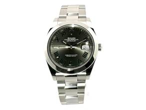 Thumbnail von Rolex Datejust 41 Ref. 126300 Edelstahl Rhodium Röm Oyster-Band </h1>