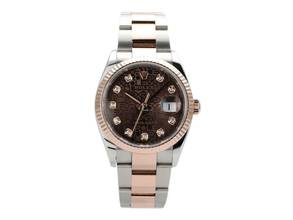 Thumbnail von Rolex Datejust 36 Oystersteel Everose-Gold 126231 Choco Dia </h1>