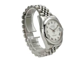 Thumbnail von Rolex Datejust 36 Ref. 116200 Weiß römisch Jubile-Band