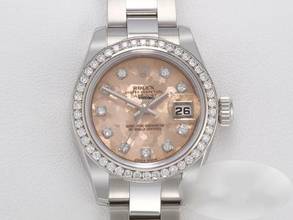 Thumbnail von Rolex Lady-Datejust 26mm 179384 2018 Stahl Weissgold 750 Diamanten Automatik Gold </h1>