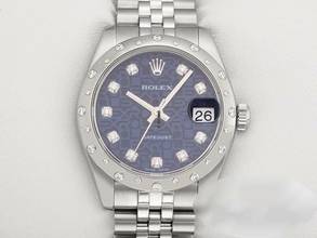Thumbnail von Rolex Datejust 31 31mm Medium 178344 2017 Stahl Weissgold 750 Diamanten Automatik Stainless Steel 18kt White Gold Jubilé-band Chronometer Oyster Blue Dial </h1>