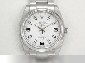 Thumbnail von Rolex Air King 34mm Medium 114200 2013 Edelstahl Automatik Stahl Stainless Steel Oyster-band Chronometer White Dial </h1>