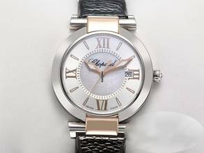 Thumbnail von Chopard Imperiale 36mm Stahl Rosegold 750 388532 Perlmutt Lederband 18kt Rose Gold Steel </h1>