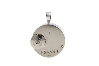 Thumbnail von Jaeger-LeCoultre Classic Vintage Pendant Watch 18K Gold Diamonds