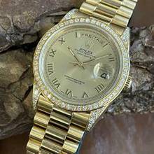 Thumbnail von Rolex Day-Date 36 36mm - 750 Gelbgold - Diamant - Ref. 18338 </h1>