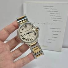 Thumbnail von Cartier Ballon Bleu 42mm Ouro & Aço 42mm Automático Completo