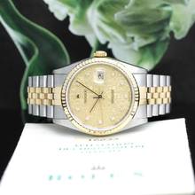  Rolex Datejust 36 Stahl/Gold Ref :16233 Rolex Box & Papiere von 1993 </h1> 