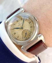 Thumbnail von Omega Classic Extremely Rare Big Scarab Sector Dial 35mm Serviced Vintage
