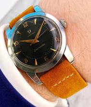Thumbnail von Omega Seamaster Vintage Handwinding black restored dial 2759 Beefy Lugs - Calatrava Case 2759