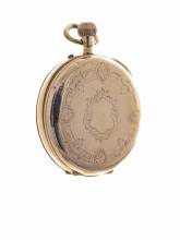 Thumbnail von Swiss Fob Watch 14 k Rose Gold 1900s