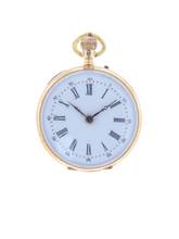  Swiss Fob Watch 14 k Rose Gold 1900s 