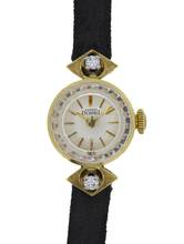  Ernest Borel NOS 18 k Yellow Gold 1970s 