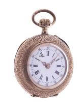 Thumbnail von Swiss Fob Watch 14 k Rose Gold 1900s
