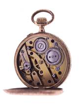 Thumbnail von Swiss Fob Watch 14 k Rose Gold 1900s