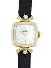  Ernest Borel NOS 18 k Yellow Gold 1970s 