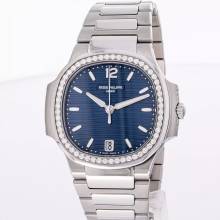 Thumbnail von Patek Philippe Nautilus 35 Steel Blue Diamond 7118/1200A-001 like NEW 2021 Full Set