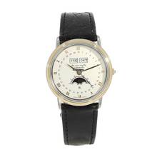 Thumbnail von Blancpain Villeret Armbanduhr Villeret Moonphase Automatik aus Stahl / 750 Gelbgold