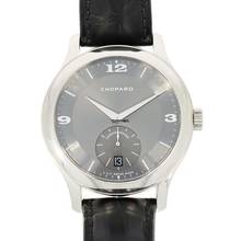 Thumbnail von Chopard L.U.C Herrenarmbanduhr L.U.C Mark III Automatik aus Stahl Set mit Geldbörse und Kugelschreiber