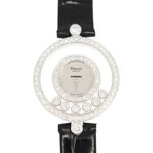 Thumbnail von Chopard Happy Diamonds Damenarmbanduhr Happy Diamonds Quarz mit Brillanten und Diamanten aus 750 Weissgold Schliesse Stahl