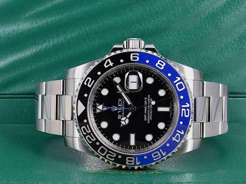  Rolex GMT-Master II 116710blnr Oyster batman - Like New 2015  