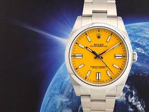  Rolex Oyster Perpetual 41 124300 Yellow - New 2024 