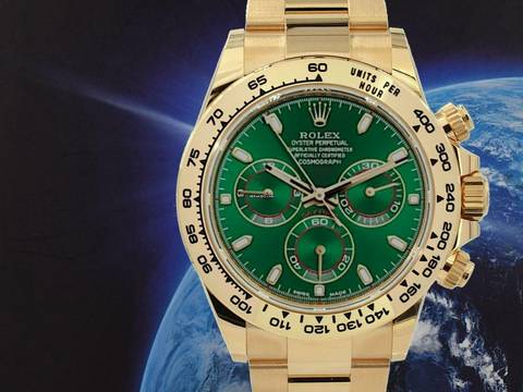  Rolex Daytona Cosmograph Daytona Green Dial Discontinued Stickers New 2022 Ita  