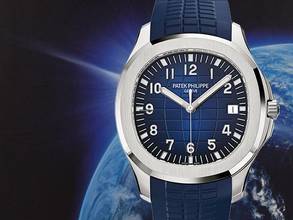 Thumbnail von Patek Philippe Aquanaut 5168g Blue & White Gold - New Ita 2023 </h1>