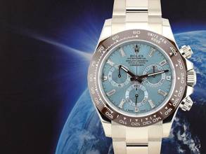 Thumbnail von Rolex Daytona Cosmograph Daytona 116506 Platinum Ice Baguette Diamond Dial - Like New 2023 Discontinued </h1>