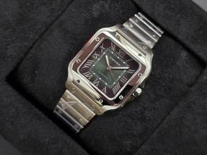 Thumbnail von Cartier Santos de Cartier WSSA0061 - Medium - Green Dial Unworn/New Condition - Full Set 5/2026