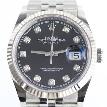  Rolex Datejust Datejust//Ref. 126234//Full Set//Diamonds Dial//2021 #710 