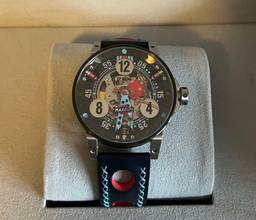  B.R.M V6-44 Martini Racing Skeleton Automatic Black PVD m. 3 Jahren Garantie 