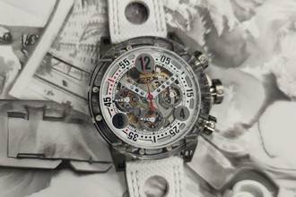  B.R.M MK-44-Polished White Dial 