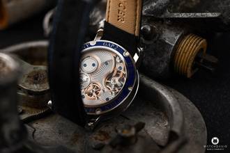 Thumbnail von Benzinger GAP 2 Midnight Blue mit eigenem Manufakturkaliber handguillochiert mit Keramikeinlagen
