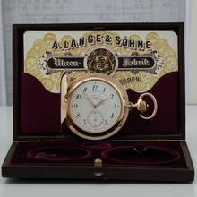 Thumbnail von A. Lange & Söhne Ungetragene 58mm/159g Anker Chronometer Original Box zertifikat 18k Gold 1901