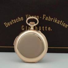 Thumbnail von A. Lange & Söhne Full Set ¼ Repetition Taschenuhr Original Box Garantiekarte 14k Gold 1885 Exzellente Zustand mit Museums-Zertifikat