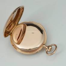 Thumbnail von A. Lange & Söhne Full Set ¼ Repetition Taschenuhr Original Box Garantiekarte 14k Gold 1885 Exzellente Zustand mit Museums-Zertifikat