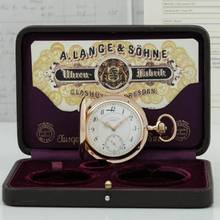 Thumbnail von A. Lange & Söhne 55mm Gr 130g schwere Qualität 1A Taschenuhr 18k Gold mit Box & Zertifikat 1906 </h1>