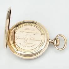 Thumbnail von Patek Philippe Gondolo Mint 56mm Chronometro Gondolo 18k Gold mit Original-Box um 1914. Full Set Box und Papiere