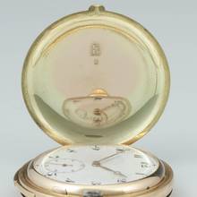 Thumbnail von unbekannt Anker-Chronometer 14k Gold mit Minuten Repetition in feine Qualität seltenes Werk 1920