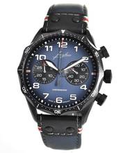  Junghans Meister Pilot Chronoscope Navy Blue Limited 300 Stk. Ref. 27/3396.00  